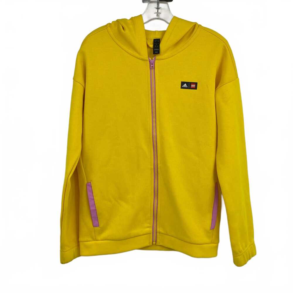 Adidas x Lego Hooded Sweatshirt Kids Yellow | Size 10 Boys